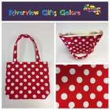 Medium Tote Bag - Red Spot